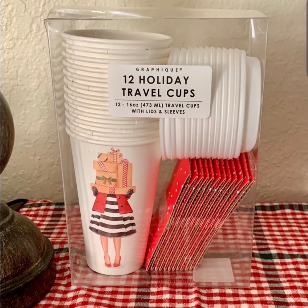 Graphique  Holiday Travel Cups